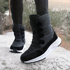 Women's Non Slip Winter Snow Boots Warm High Top Hiking Boots