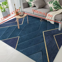 Morandi Royal Patterned Velvet Rug 800g/sqm Non-slip Indoor/Outdoor Mat