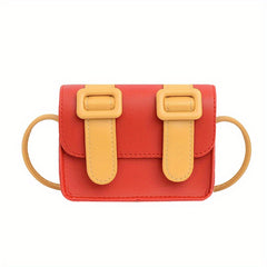 Block Shoulder Bag Small Square Bag For Girls