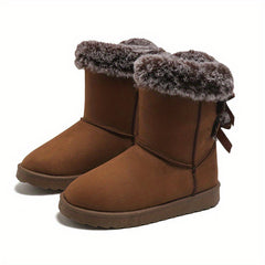 Women's Winter Snow Boots Medium Top Snow Shoes