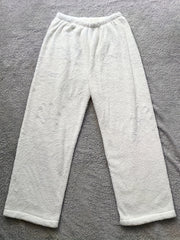Solid Plush Warm Winter Pants