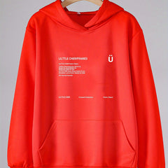Letter Print Hoodies With Pocket Girls Comfy Pullover Spring Fall Sports Gift