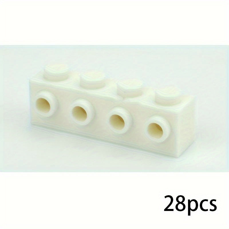 28pcs MOC 1x4 Thick Brick Building Blocks ABS Resin 30414 Compatible