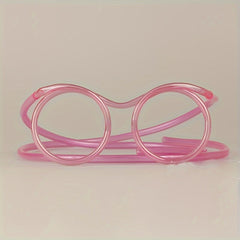 Family Game Props Glasses Beard Straw Crazy Funny Halloween Party Straw