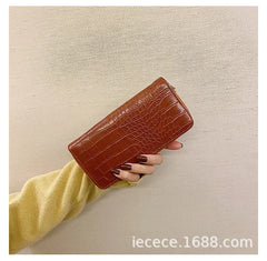Colorful PU Wallet Casual Zipper Handbag Lady Girl Birthday Gift