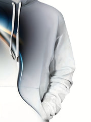 Colorful Light Print Hoodies For Men Graphic Hoodie