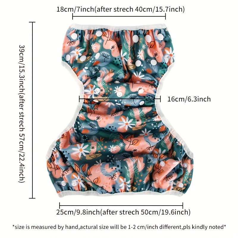 3 Years Reusable Baby Swimming Diapers Tiger Printed Washable Nappies Pool Pants