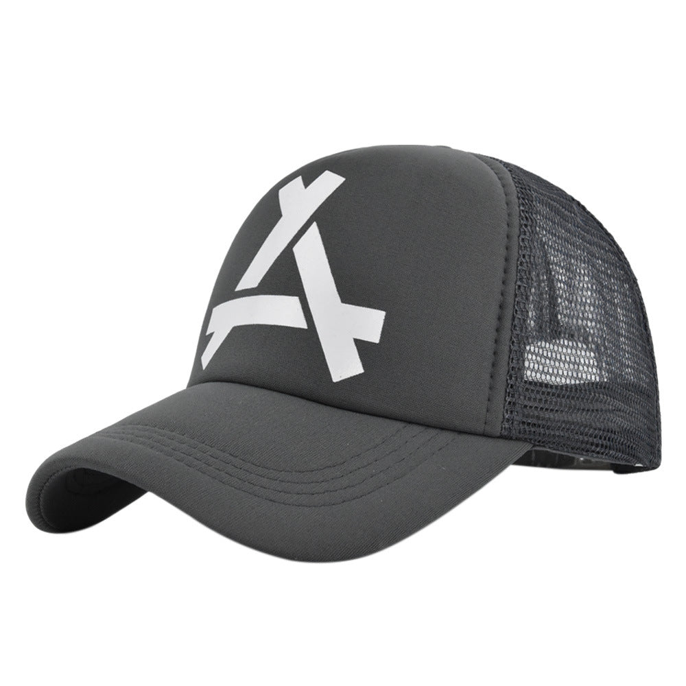 Men's Patterned Baseball Cap Mesh Adjustable Trucker Sun Hat
