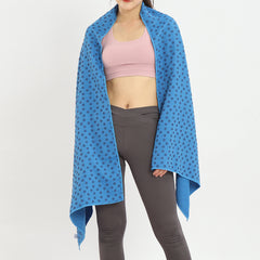 Non-Slip Yoga Towel Pad with Storage Bag