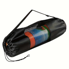 Yoga Mat Mesh Storage Bag Large Capacity Drawstring Canvas Bag