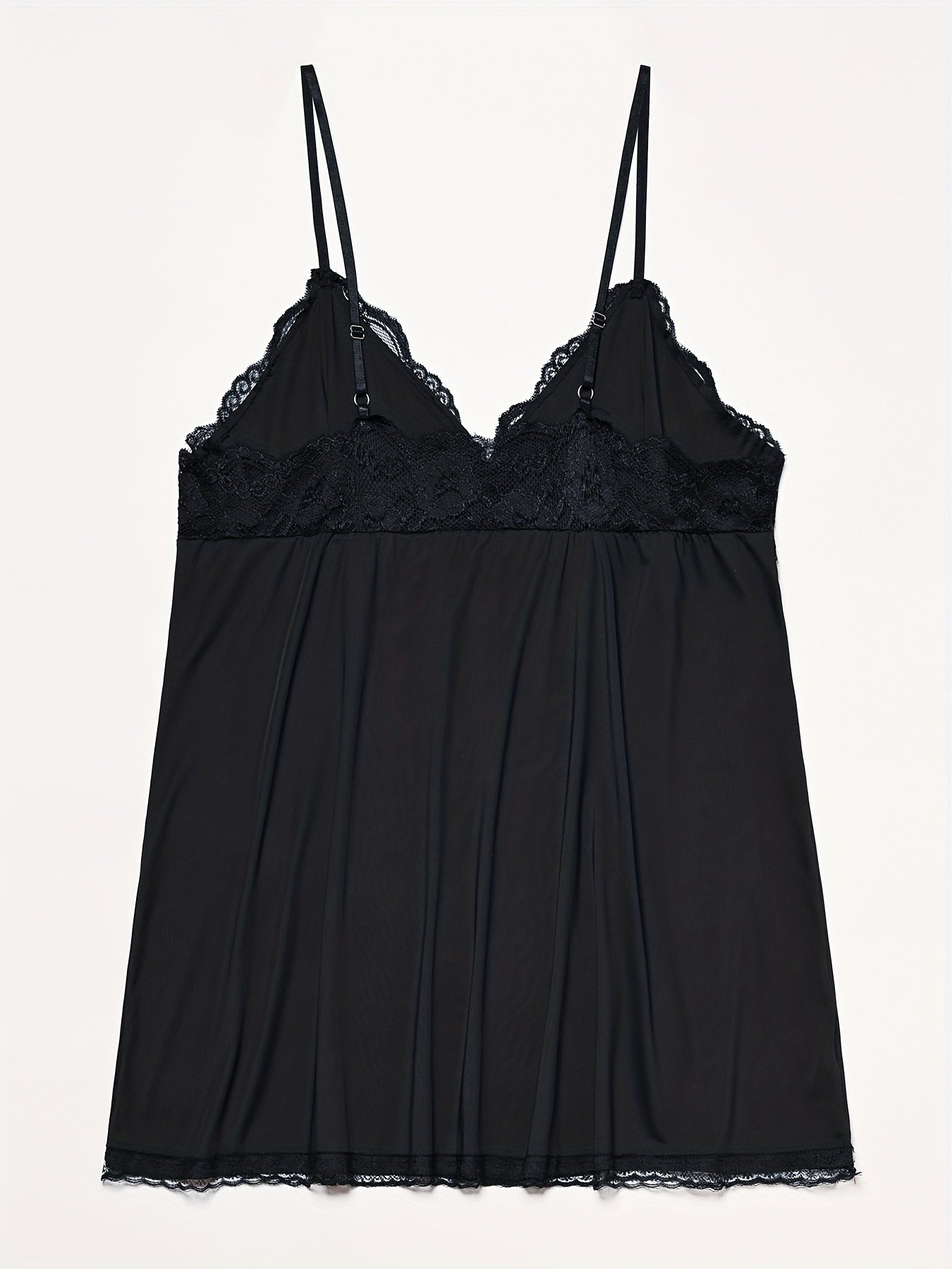 Nightgown Women's Plus V Neck Slip Dress Babydoll Nightdress