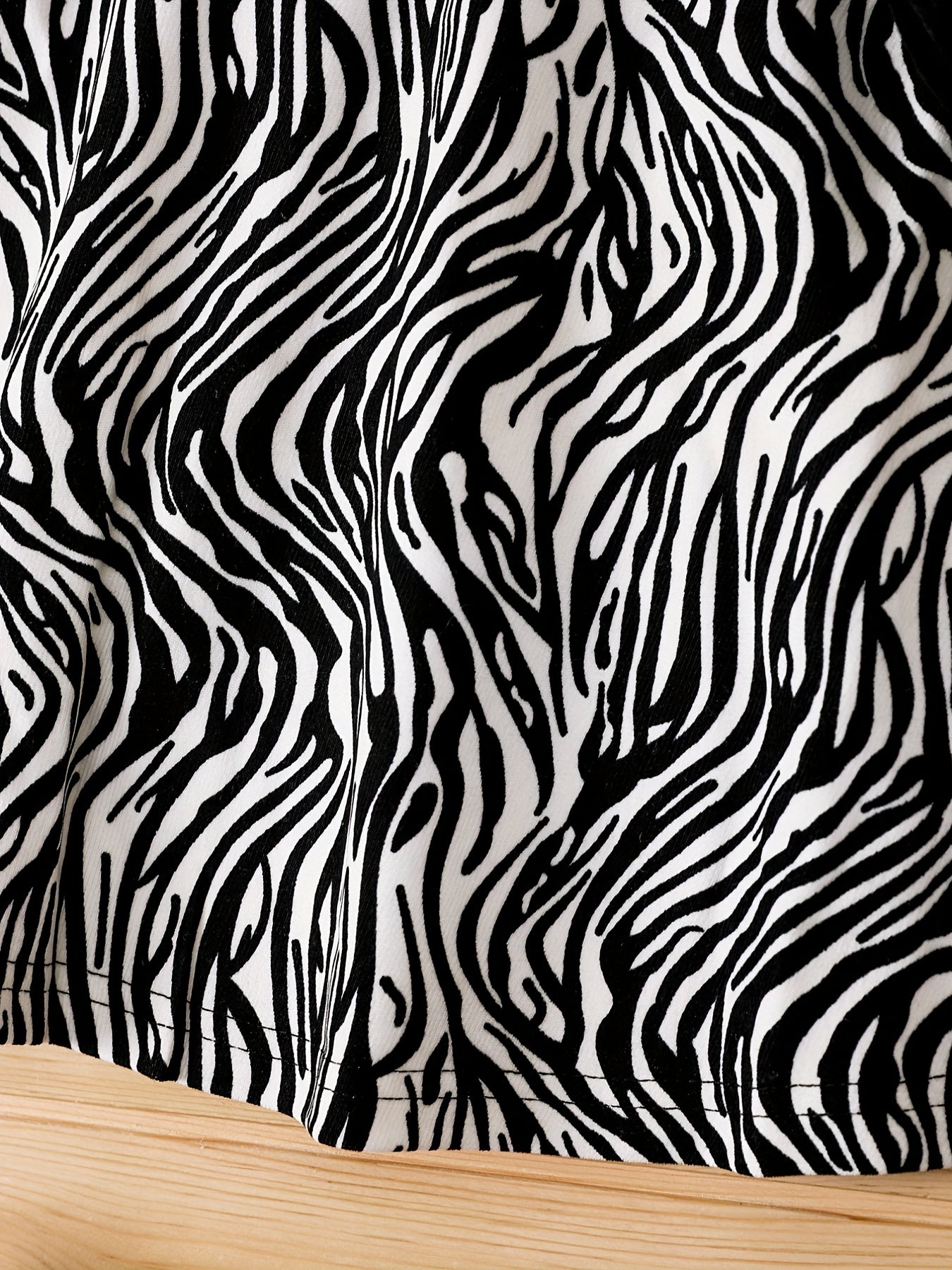Zebre Striped Dress Long Sleeve Kids Clothing Spring Fall