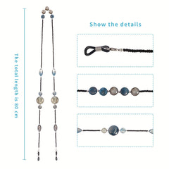 Beaded Lanyard Shell Reading Glasses Chain