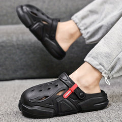 Unisex Platform Clogs Hollow Out Garden Shoes