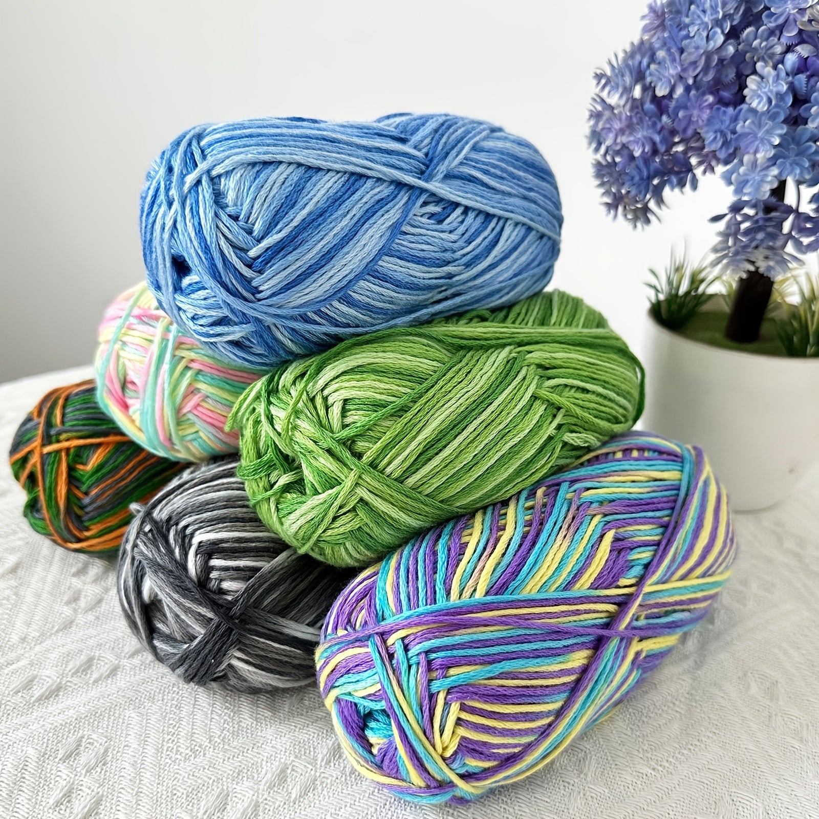 8 ply Soft Wool Yarn 218 Yds 100g Medium Thick Crochet