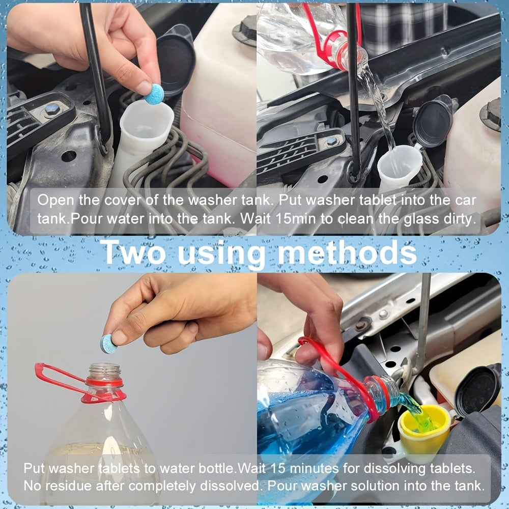 Car Windshield Washer Fluid Clean Tablets Remove Stains