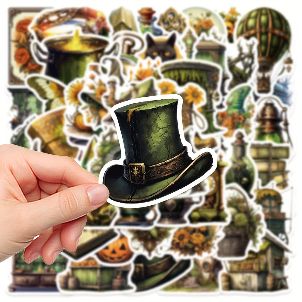 50pcs Jungle Magic Market Series Graffiti Stickers for Decoration Waterproof DIY