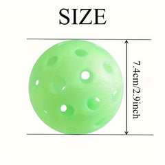 6pcs Luminous Pickleball Glow In The Dark Balls