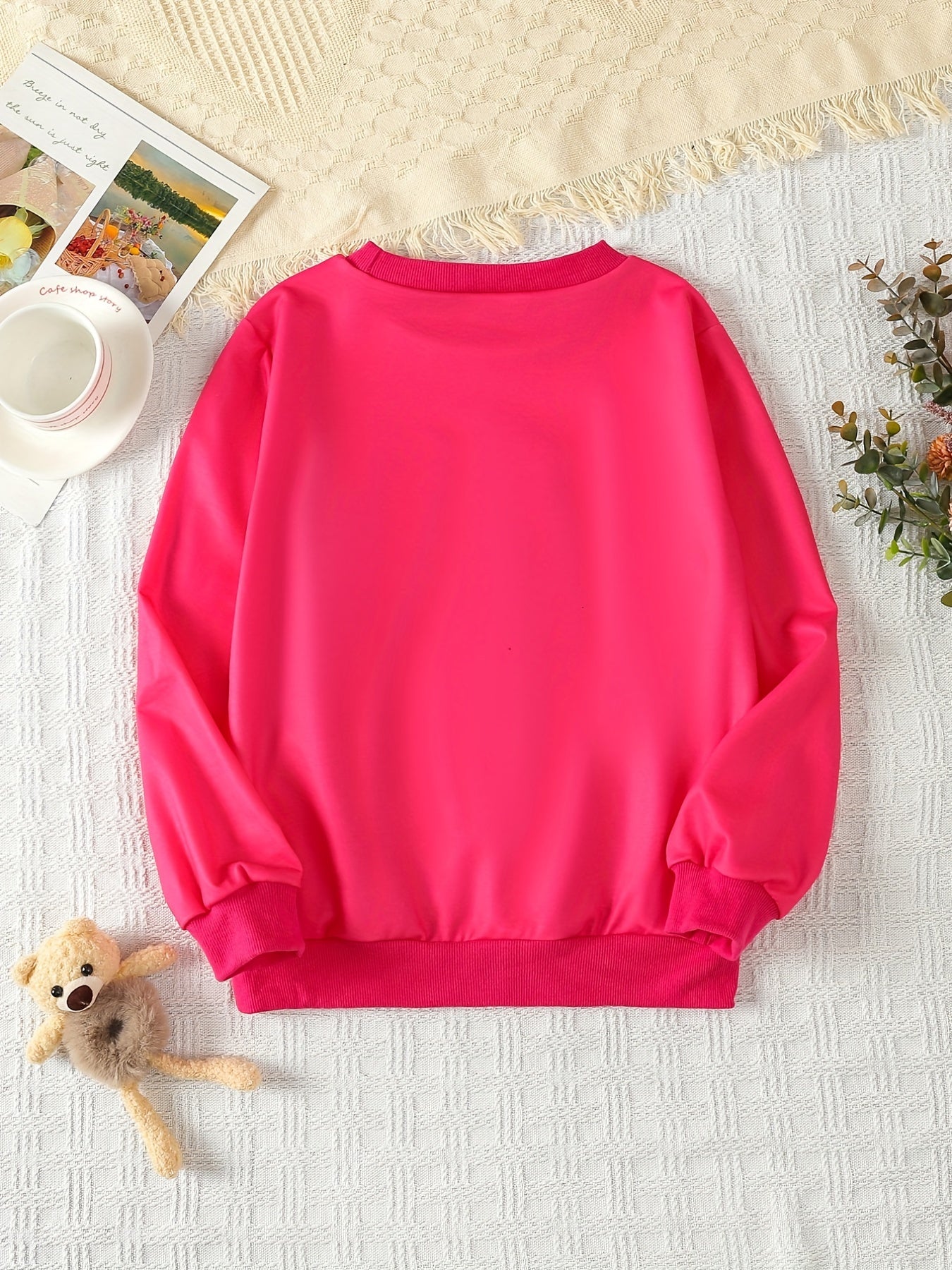 Kitty Buddies Graphic Sweatshirt For Girls