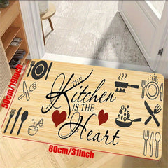 Anti Fatigue Kitchen Mat Anti Slip Hallway Polyester Carpet