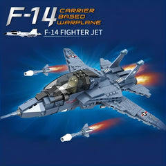 Military Airplane Fighter Toy Model Building Blocks Toy For Boys