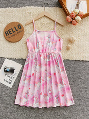 Sweet Girls Unicorn Cami Dress for Summer Party