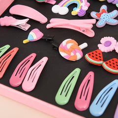1104pcs Women Hair Accessories Set Hair Clips & Flower Hair Ties