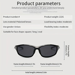Men's Polarized Outdoor Sports Sunglasses Eye Protective Eyewear