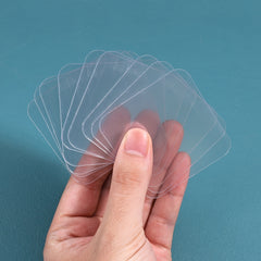 10pcs Boxed Transparent Double Sided Adhesive Non-marking Stickers