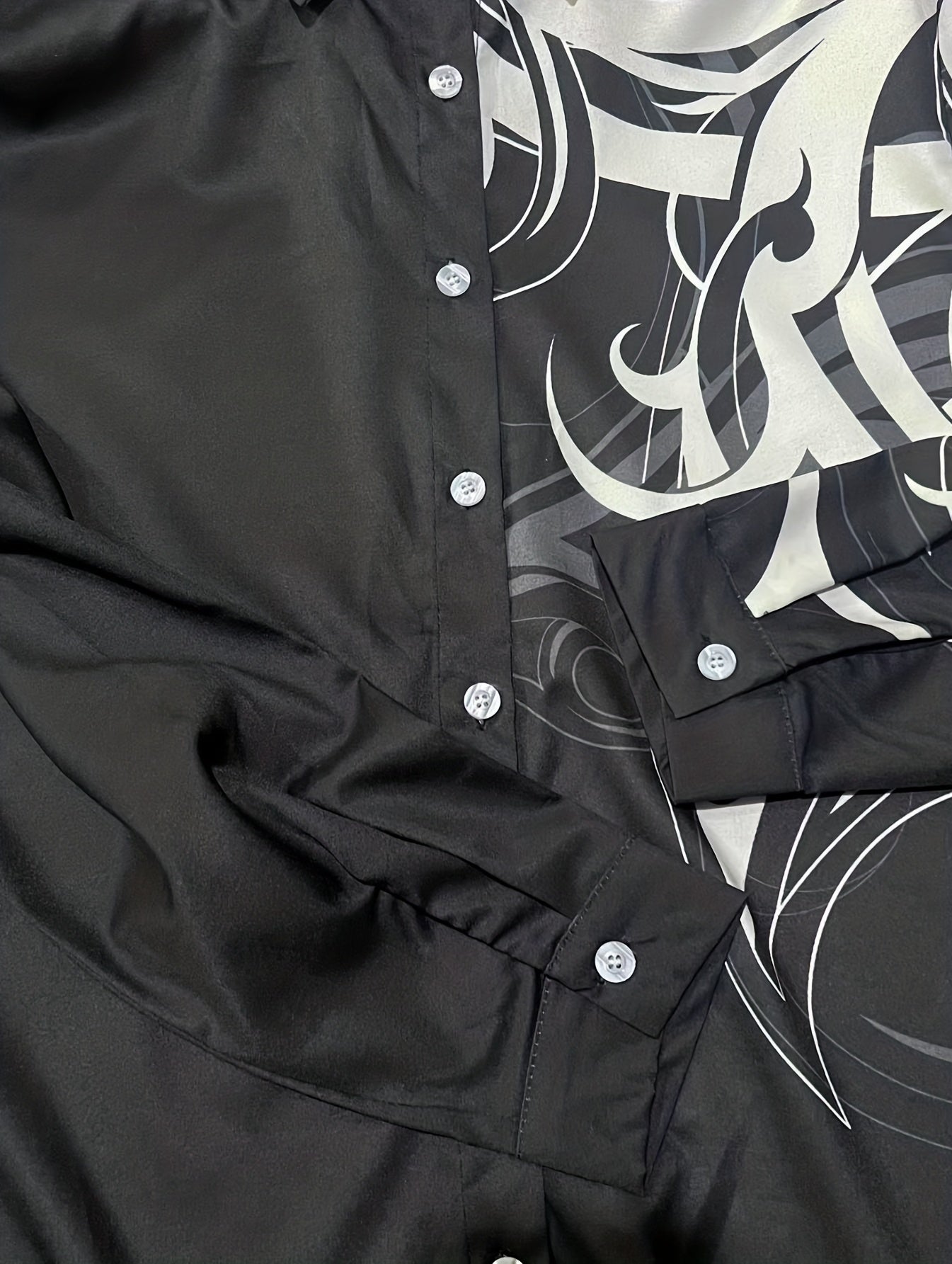 Men's Long Sleeve Button Up Shirt for Spring Fall