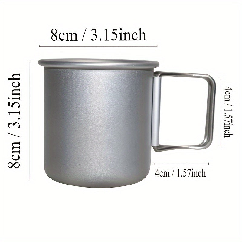 Aluminum Alloy Camping Mug for Outdoor Picnic