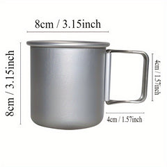 Aluminum Alloy Camping Mug for Outdoor Picnic