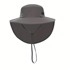 Hiking Safari Fishing Hats UPF 50 Sun UV Protection Wide Brim Neck Flap