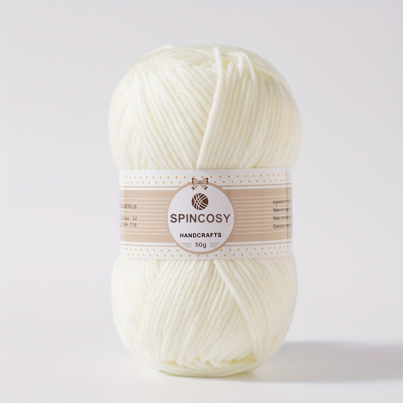 Soft Acrylic Yarn for Knitting & Crocheting, 140 Yards