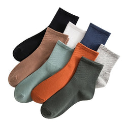 8 Pairs Women Winter Crew Socks Warm Boots Multicolor Casual