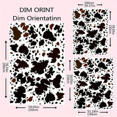 Cow Pattern Casual Throw Blanket Winter Warm Flannel Blanket