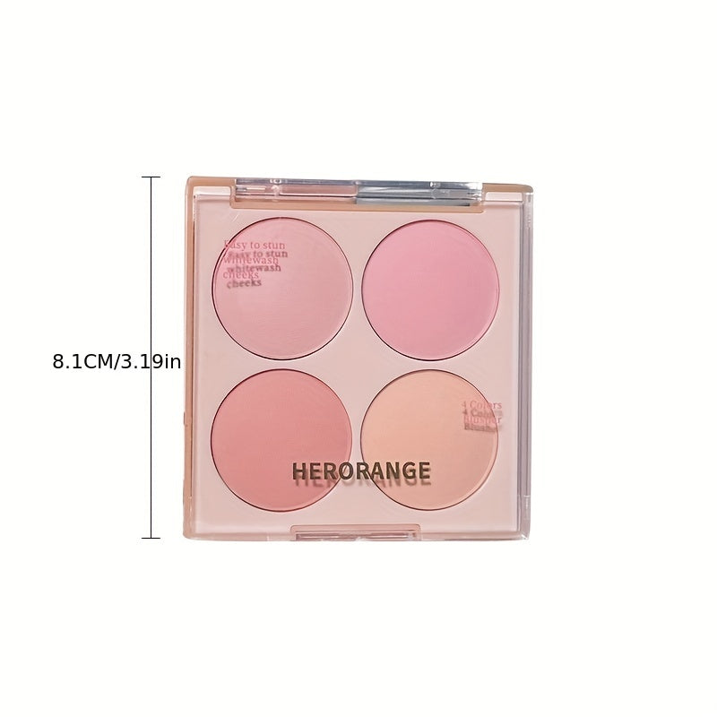 Sweet Four Blush Brightening Natural Nude Makeup Correcting Palette Matte Blush