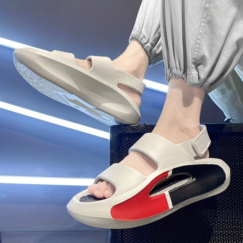 Men's Platform Sandals Non Slip Open Toe Shoes