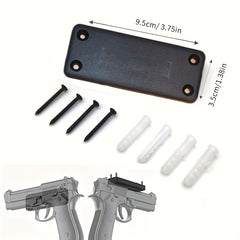 Rubber Coated Gun Magnet Holder for Pistols Rifles Shotguns