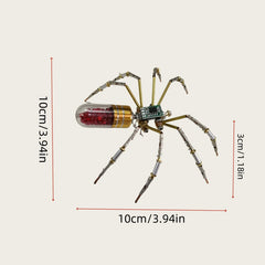 Steampunk DIY Metal Puzzle Small Spider Model Kit