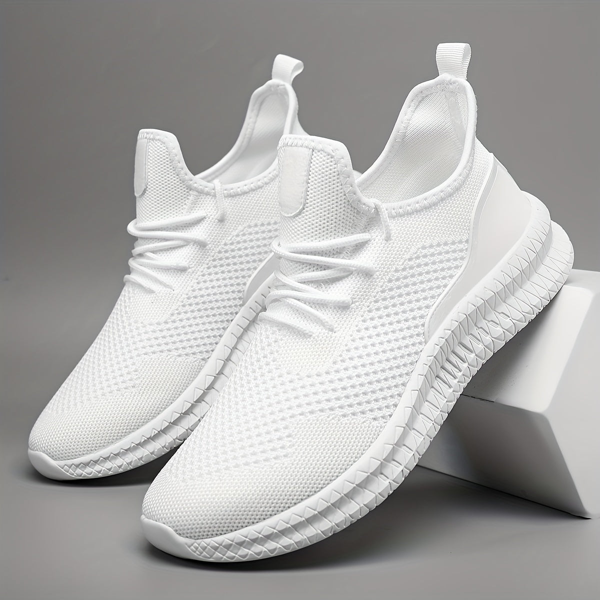 Men's Lightweight Knitted Sneakers for Running