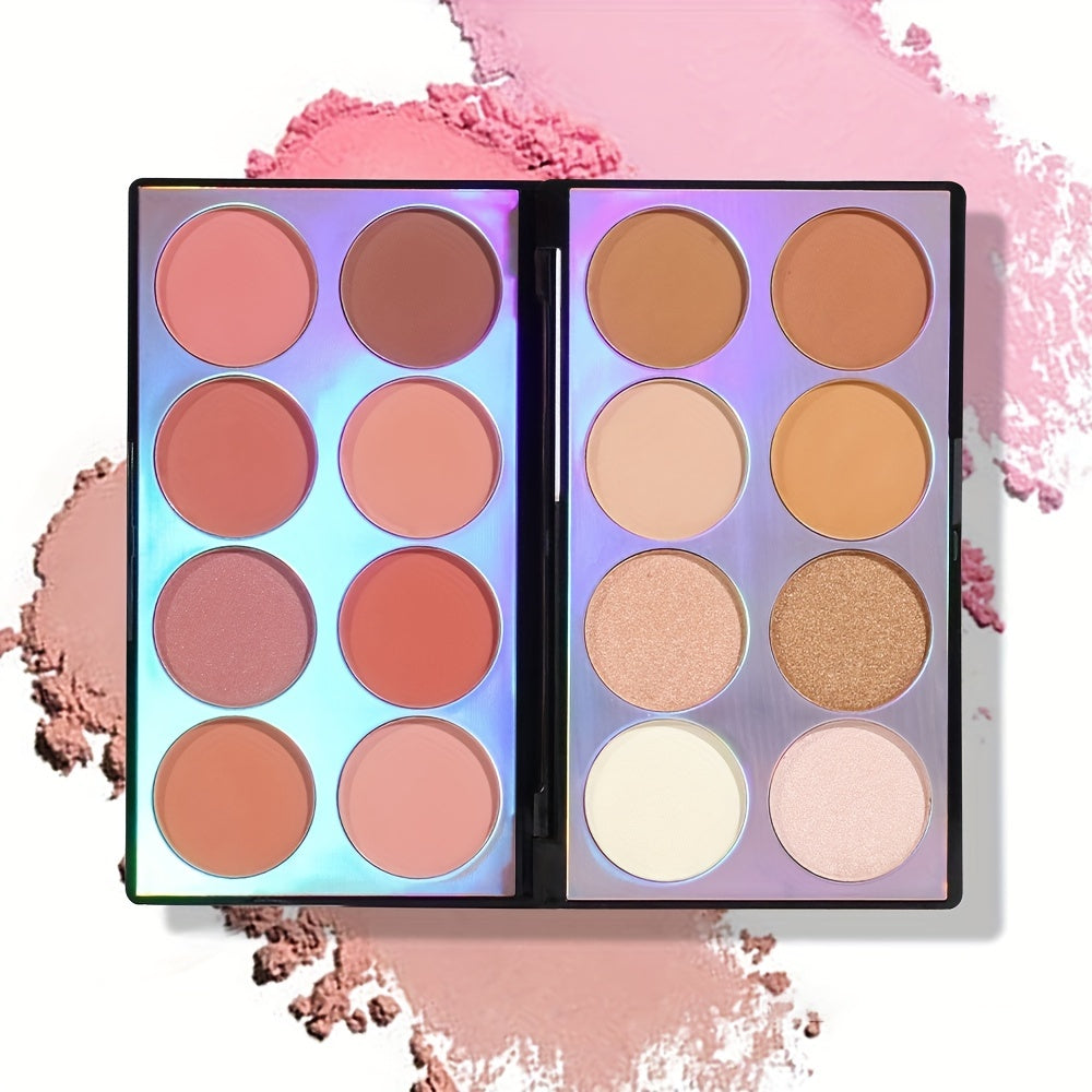 Matte Blush Palette Contouring Makeup - 4 in 1 Palette