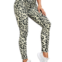 Leopard High Waist Yoga Leggings for Women