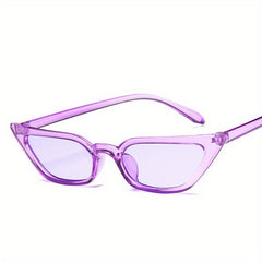 Cat Eye Sunglasses Y2K Jelly Casual Glasses UV400