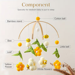 Bee Bell Crib Wind Chime - Bedroom Ceiling Decoration