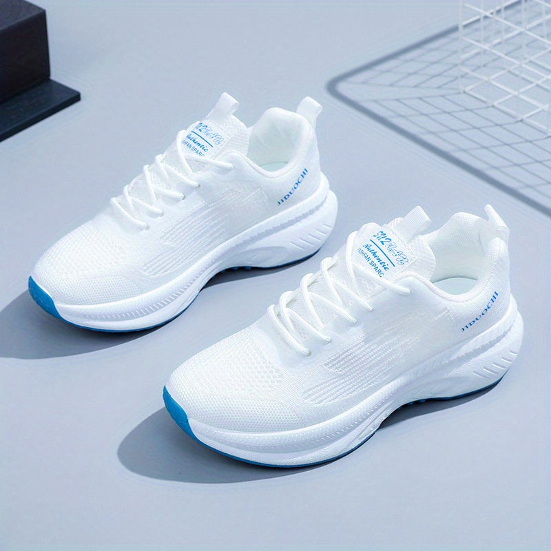 Women's Letter Print Mesh Yoga Running Shoes Breathable
