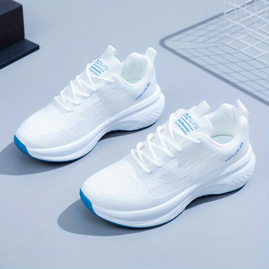 Women's Letter Print Mesh Yoga Running Shoes Breathable