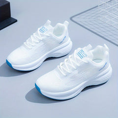 Women's Letter Print Mesh Yoga Running Shoes Breathable