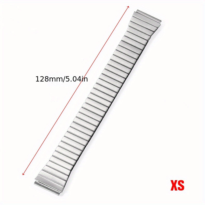 18mm Metal Elastic Strap Watch Band Stainless Steel Expansion Bracelet
