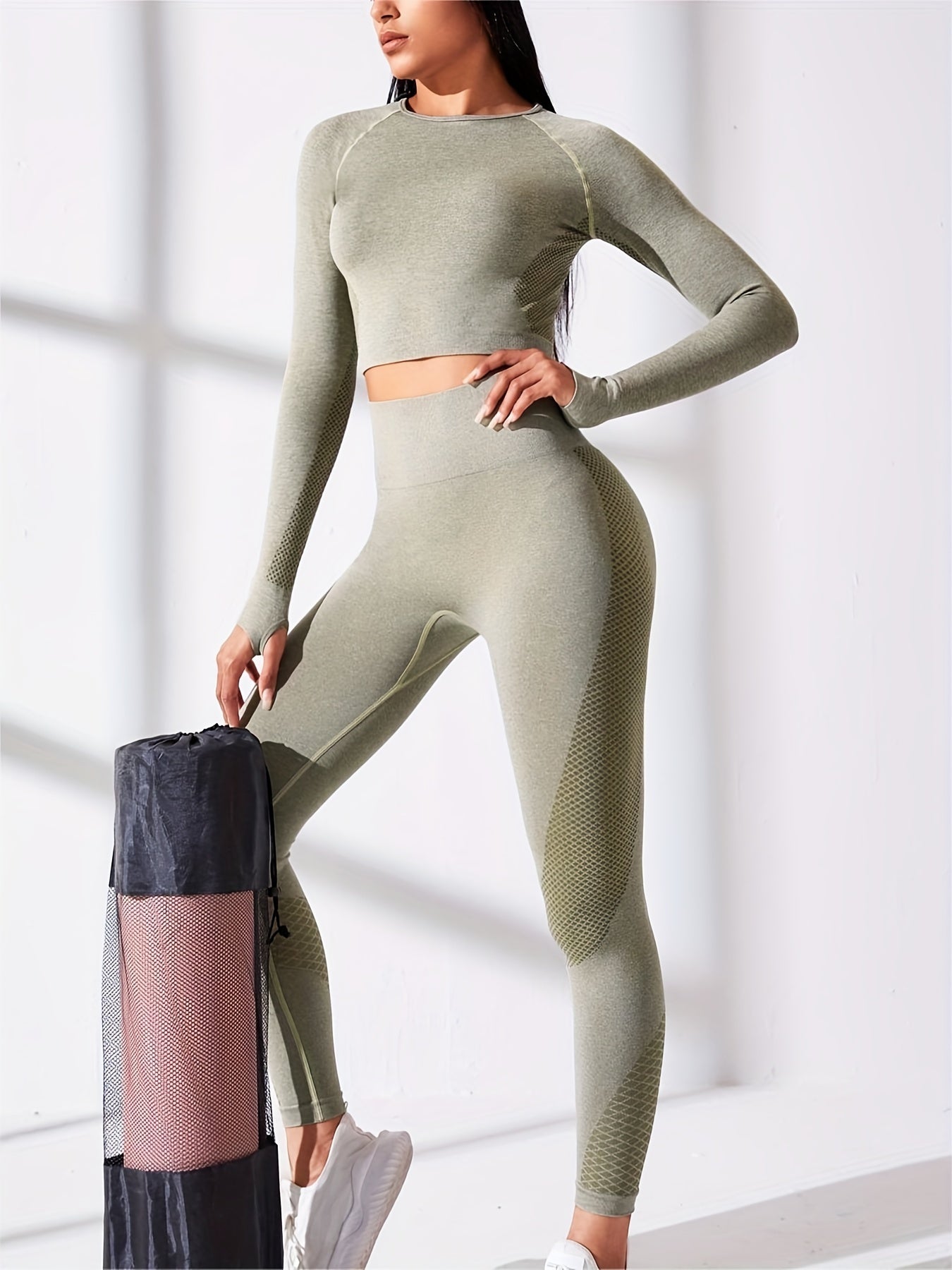 Solid Workout Sets: Stylish and Confident Look
